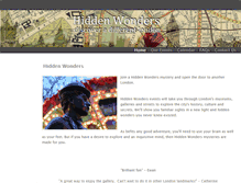 Tablet Screenshot of hiddenwonders.co.uk